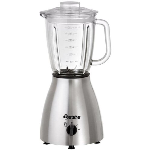 Bartscher Mixeur De Bar 2 Vitesses - Récipient En Verre - 400W - Ø220-420(h)mm