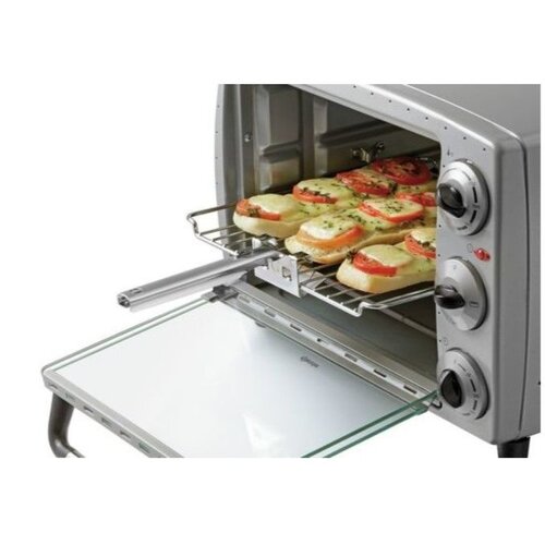 Bartscher Four à Convection Piccolino Inox | Pizza Ø26cm | Modèle BASIC | 425x380x295(h)mm