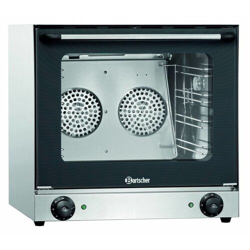 Bartscher Four à Convection AT90 | 2 Moteurs | 2,67kW | 4 Plaques Inclus | 595x615x570(h)mm