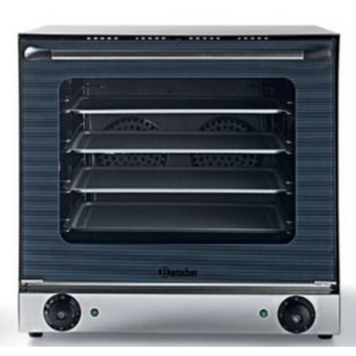 Bartscher Four à Convection AT90 | 2 Moteurs | 2,67kW | 4 Plaques Inclus | 595x615x570(h)mm