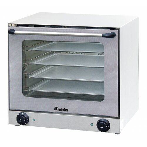 Bartscher Four à Convection AT90 | 2 Moteurs | 2,67kW | 4 Plaques Inclus | 595x615x570(h)mm