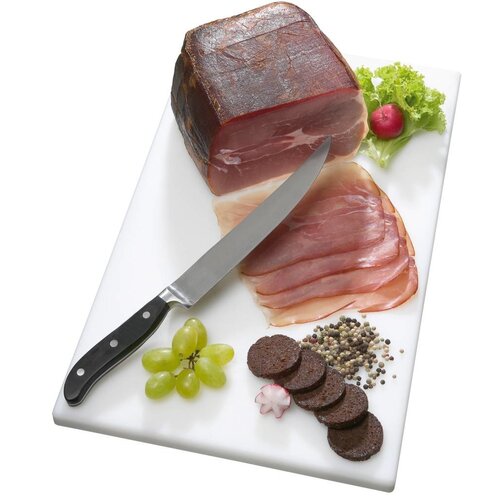 Bartscher Planche à Découper - Polyéthylène Blanc - 500x300x15(h)mm