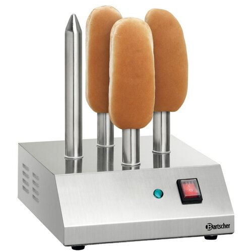 Bartscher Toaster Hot-Dogs à Broches T4 - 190W - 240x280x310(h)mm