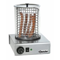 Appareil Hot-Dogs Inox - 1000W - 260x295x360(h)mm