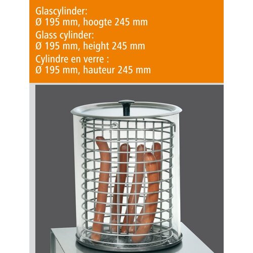 Bartscher Appareil Hot-Dogs Inox - 1000W - 260x295x360(h)mm
