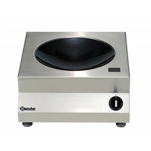 Bartscher Wok à Induction Inox | 3kW/230V | 400x455x180(h)mm Bartscher Wok à Induction Inox | 3kW/230V | 400x455x180(h)mm