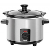 Chauffe-Mets ''Mini'' - Aluminium - Récipient En Céramique - 1,5L - Ø190-205(h)mm