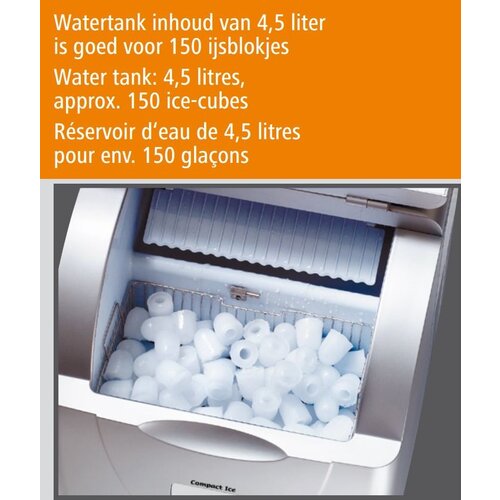 Bartscher Machine à Glaçons ''Compact Ice'' - 15Kg/24h - 360x440x454(h)mm Bartscher Machine à Glaçons ''Compact Ice'' - 15Kg/24h - 360x440x454(h)mm
