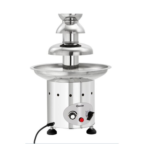 Bartscher Fontaine à Chocolat Inox - 340W - Ø330-480(h)mm Bartscher Fontaine à Chocolat Inox - 340W - Ø330-480(h)mm