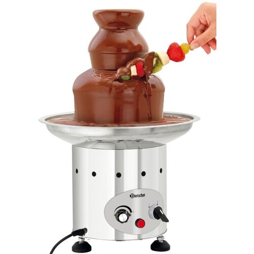 Bartscher Fontaine à Chocolat Inox - 340W - Ø330-480(h)mm