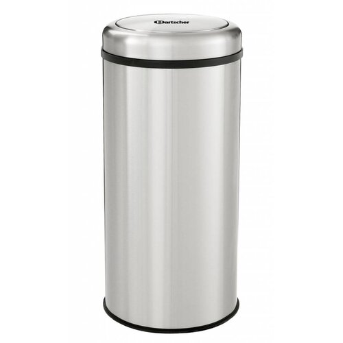 Bartscher Poubelle Inox Pour La Restauration - à Couvercle Basculant - 50 Litres -750(h)mm