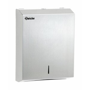 Bartscher Distributeur Serviettes Inox Brossé - Pour Fixation Murale - 285x100x370(h)mm