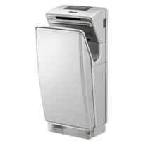 Sèche-Mains Blanc - Boîtier Synthétique - 1,8kW/230V - 295x240x650(h)mm