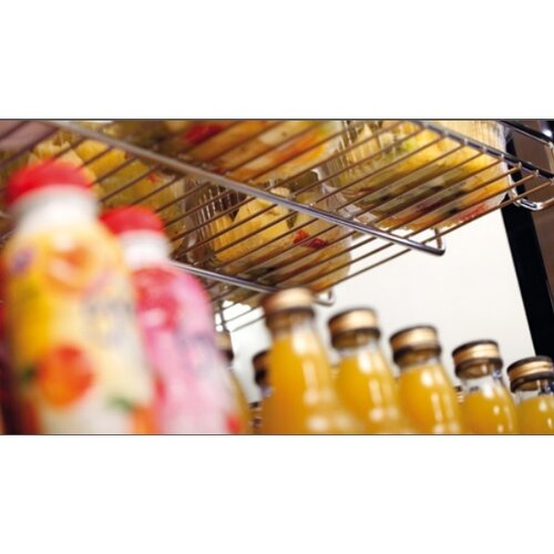 Bartscher Vitrine Réfrigérée Inox | 550 Litres | sur Roues | 850x650x1900(h)mm