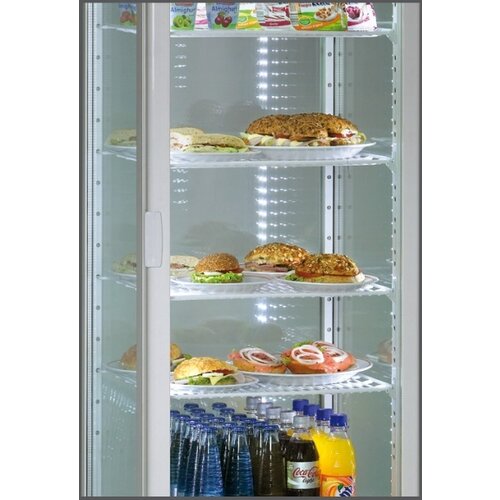 Bartscher Vitrine Réfrigérée Sur Roues | 235 Litres | Froid Ventilé | 520x485x1700(h)mm