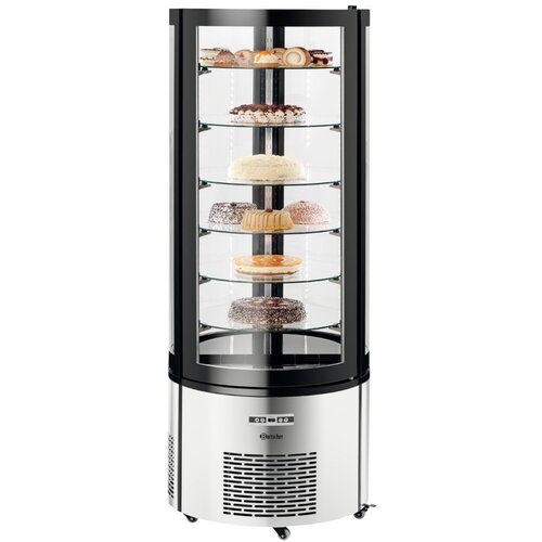 Bartscher Vitrine de Gâteau Réfrigérée | 400 Litres | Eclairage LED | Ø680-1750(h)mm Bartscher Vitrine de Gâteau Réfrigérée | 400 Litres | Eclairage LED | Ø680-1750(h)mm