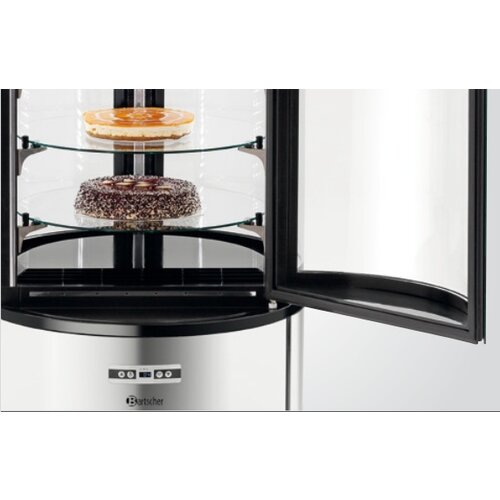 Bartscher Vitrine de Gâteau Réfrigérée | 400 Litres | Eclairage LED | Ø680-1750(h)mm Bartscher Vitrine de Gâteau Réfrigérée | 400 Litres | Eclairage LED | Ø680-1750(h)mm