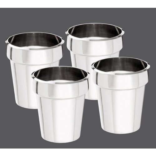 Bartscher Bain Marie à Sauce Inox | 4x 3,5 Litres | 600W | 415x415x320(h)mm