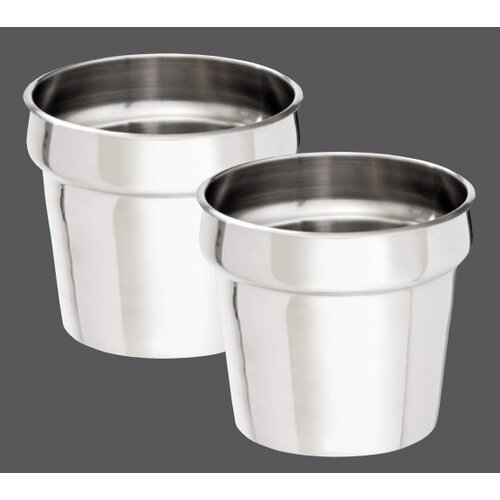 Bartscher Bain Marie à Sauce Inox | 2x 6,5 Litres | 400W | 505x280x320(h)mm
