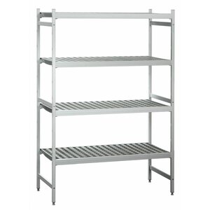 Bartscher Rayonnage Percés 4 Niveaux | Disponibles en 3 Tailles DIVERS