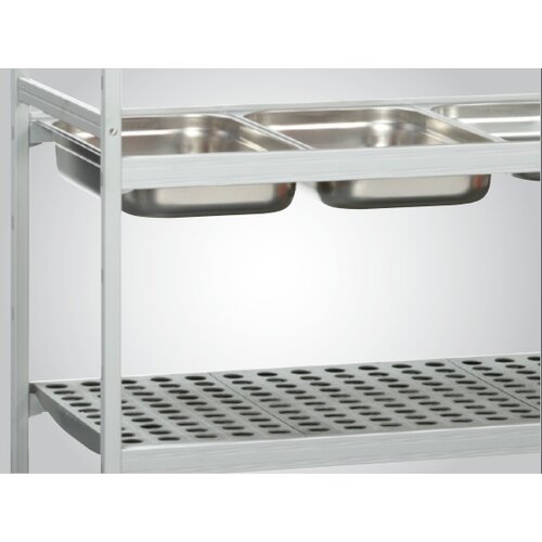 Bartscher Rayonnage Percés 4 Niveaux | Disponibles en 3 Tailles DIVERS Bartscher Rayonnage Percés 4 Niveaux | Disponibles en 3 Tailles DIVERS