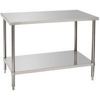 Table de Travail Inox - Pieds à Verins - Max. 160kg - 1000x700x860-900(h)mm