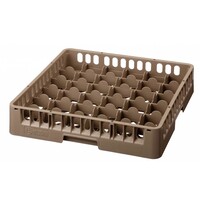 Casier de Lavage à Verres | 36 Cases | Max. Ø73x123(h)mm | 50x50cm