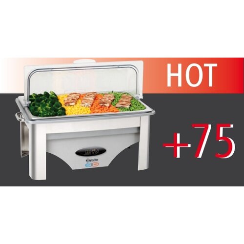 Bartscher Chafing Dish GN 1/1 Inox - Chaud et Froid - 700W - 610x360x450(h)mm
