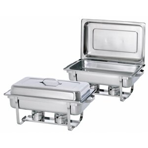 Bartscher Set de 2 Chafing Dish Inox - Empilable - 610x355x300(h)mm