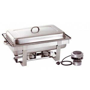 Bartscher SET Chafing Dish GN 1/1 Inox  + Plaque Chauffante Électrique | PROMOTION XXL