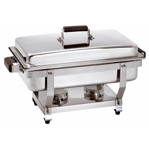 Bartscher Chafing Dish GN 1/1 Inox - Poignée Imitation Bois - 9 litres