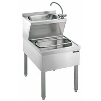 Lave-Mains/Évier Combinaison Inox | 510x700x850(h)mm