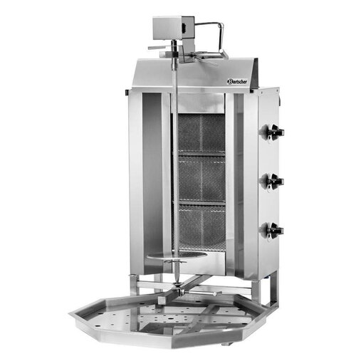 Bartscher Grill Doner Kebab à Gaz - Max. 40kg - 597x795x990(h)mm