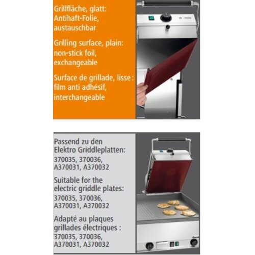 Bartscher Complément à Grill Inox - Pour Plaques Grillades Électriques - 325x480x665(h)mm