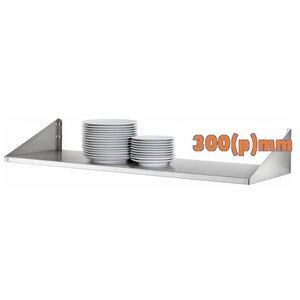 Bartscher Étagère Assiette Inox | COMPLÈTE | 300(p)mm | Disponibles en 4 Largeurs