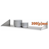Étagère Assiette Inox | COMPLÈTE | 300(p)mm | Disponibles en 4 Largeurs