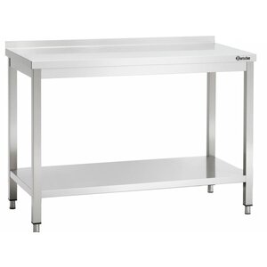 Bartscher Table De Travail Inox + Étagère Basse - Hauteur 850-900mm - 1600(L)x600(P)mm Bartscher Table De Travail Inox + Étagère Basse - Hauteur 850-900mm - 1600(L)x600(P)mm