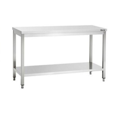 Bartscher Table De Travail Inox + Étagère Basse - Hauteur 850-900mm - 1100(L)x700(P)mm Bartscher Table De Travail Inox + Étagère Basse - Hauteur 850-900mm - 1100(L)x700(P)mm