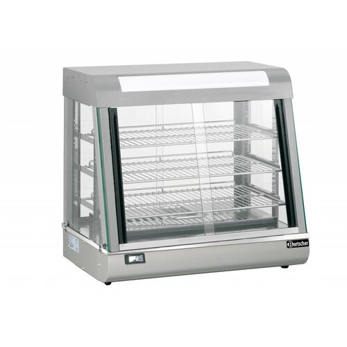 Bartscher Vitrine Chauffante Inox | 3 Grills | Portes Coulissantes | Éclairage LED | 660x437x655(h)mm Bartscher Vitrine Chauffante Inox | 3 Grills | Portes Coulissantes | Éclairage LED | 660x437x655(h)mm