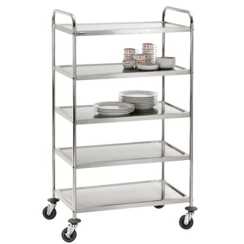 Bartscher Chariot Service/Transport - 5 Plateaux - 920x600x1540(h)mm - 150Kg