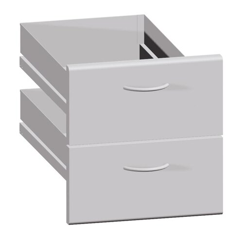 Bartscher Set de 2 Tiroirs - Série 900 - 360x800x370(h)mm