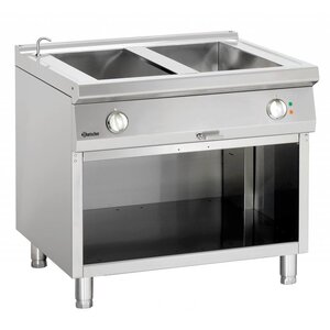 Bartscher Bain Marie 900 Inox | Sur Armoire Ouverte | Robinet Col De Cygne à La Cuve | L900 | 850-900(h)mm Bartscher Bain Marie 900 Inox | Sur Armoire Ouverte | Robinet Col De Cygne à La Cuve | L900 | 850-900(h)mm