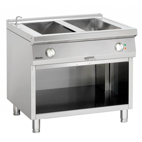 Bartscher Bain Marie 900 Inox | Sur Armoire Ouverte | Robinet Col De Cygne à La Cuve | L900 | 850-900(h)mm Bartscher Bain Marie 900 Inox | Sur Armoire Ouverte | Robinet Col De Cygne à La Cuve | L900 | 850-900(h)mm