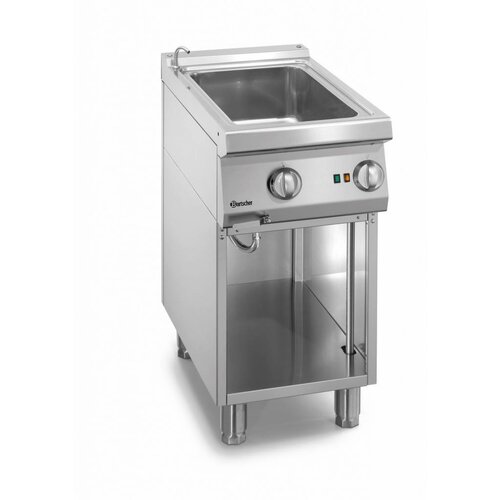 Bartscher Bain Marie 700 Inox | Sur Armoire Ouverte | Robinet De Remplissage | L400 - 850-900(h)mm Bartscher Bain Marie 700 Inox | Sur Armoire Ouverte | Robinet De Remplissage | L400 - 850-900(h)mm
