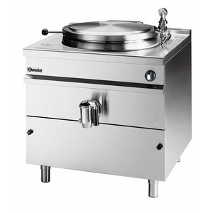 Bartscher Marmite Électrique Inox | 16kW | Chauffage Indirecte | 100 Litres