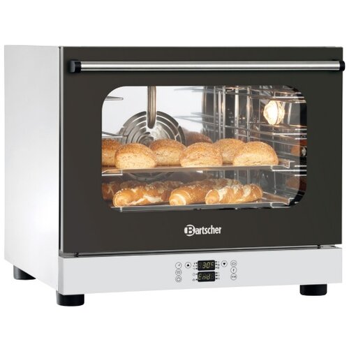Bartscher Four à Convection Inox | Vaporisation | 4x GN2/3 | 3,3kW | 600x720x540(h)mm