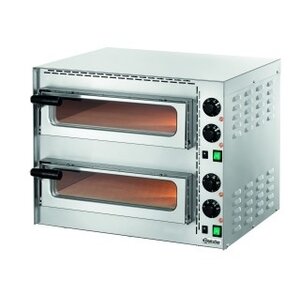 Bartscher Four à Pizza Mini Plus DOUBLE | 230V | 1 Pizza Ø350mm | 570x550x475(h)mm
