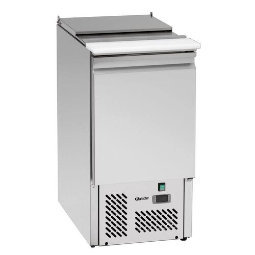 Bartscher Saladette Inox | 1 Porte | Avec 1x GN1/1 | Froid Ventilé | 438x700x882(h)mm Bartscher Saladette Inox | 1 Porte | Avec 1x GN1/1 | Froid Ventilé | 438x700x882(h)mm