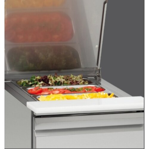 Bartscher Saladette Inox | 1 Porte | Avec 1x GN1/1 | Froid Ventilé | 438x700x882(h)mm Bartscher Saladette Inox | 1 Porte | Avec 1x GN1/1 | Froid Ventilé | 438x700x882(h)mm