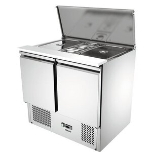 Bartscher Saladette Inox | 2 Portes | 260 Litres | 900x700x870(h)mm Bartscher Saladette Inox | 2 Portes | 260 Litres | 900x700x870(h)mm